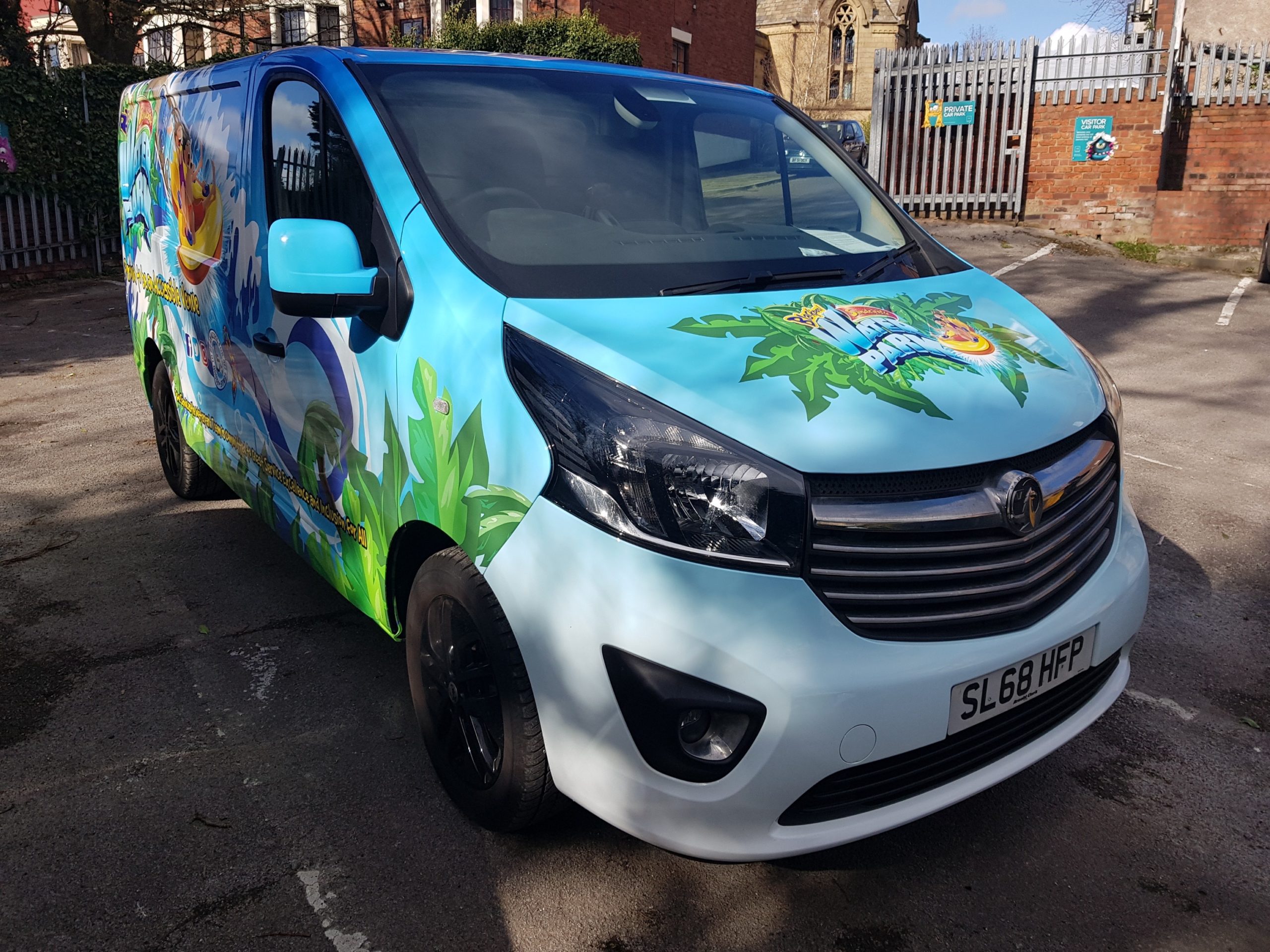 Blackpool Water Park Van Wraps