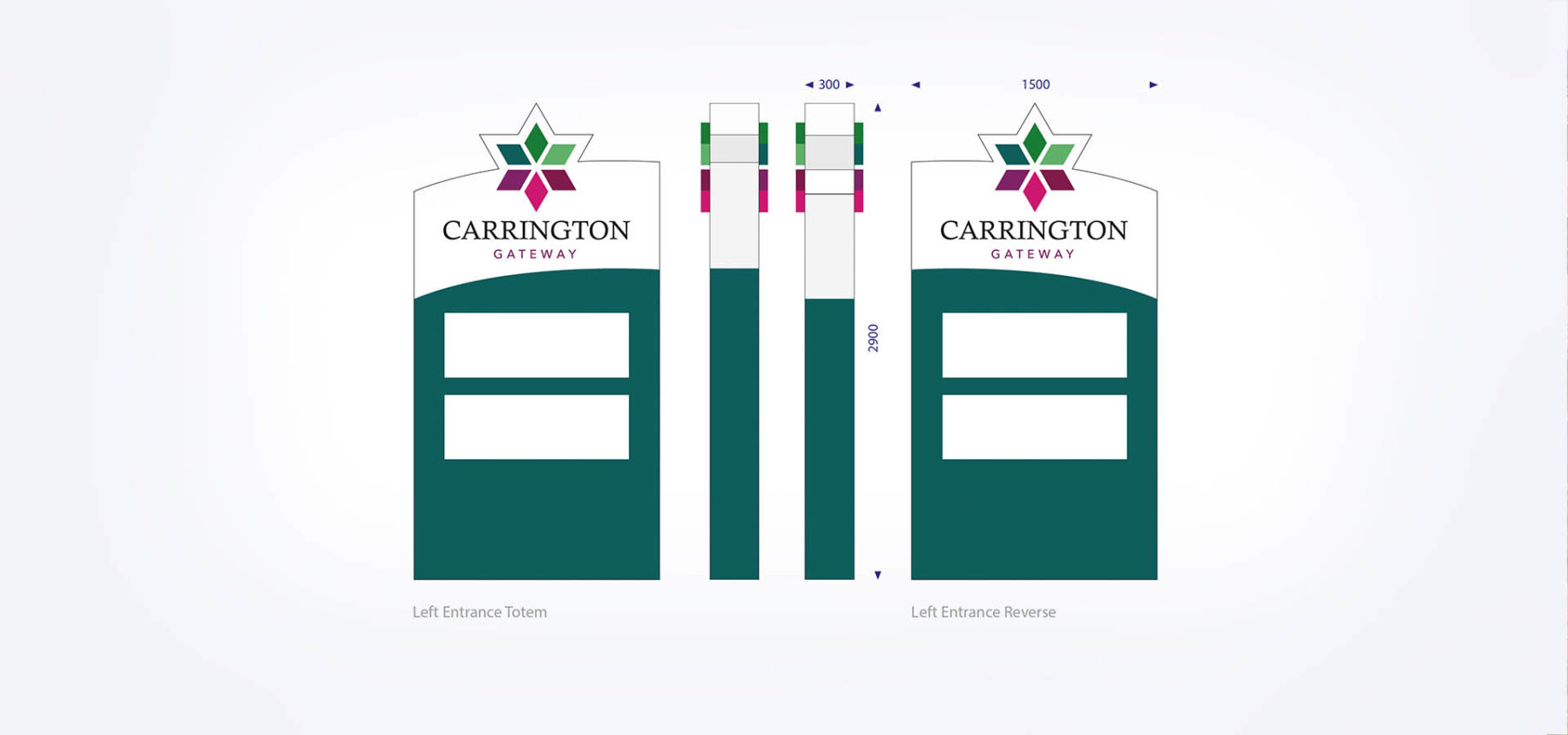 Monolith signage plans