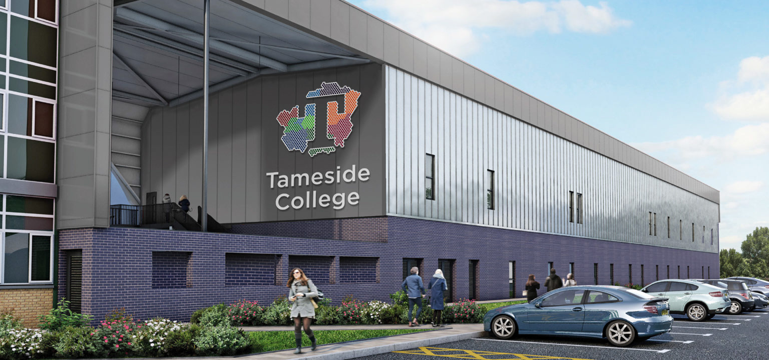 Creative And Eye-catching New Sign For Tameside College - Heckford Signs