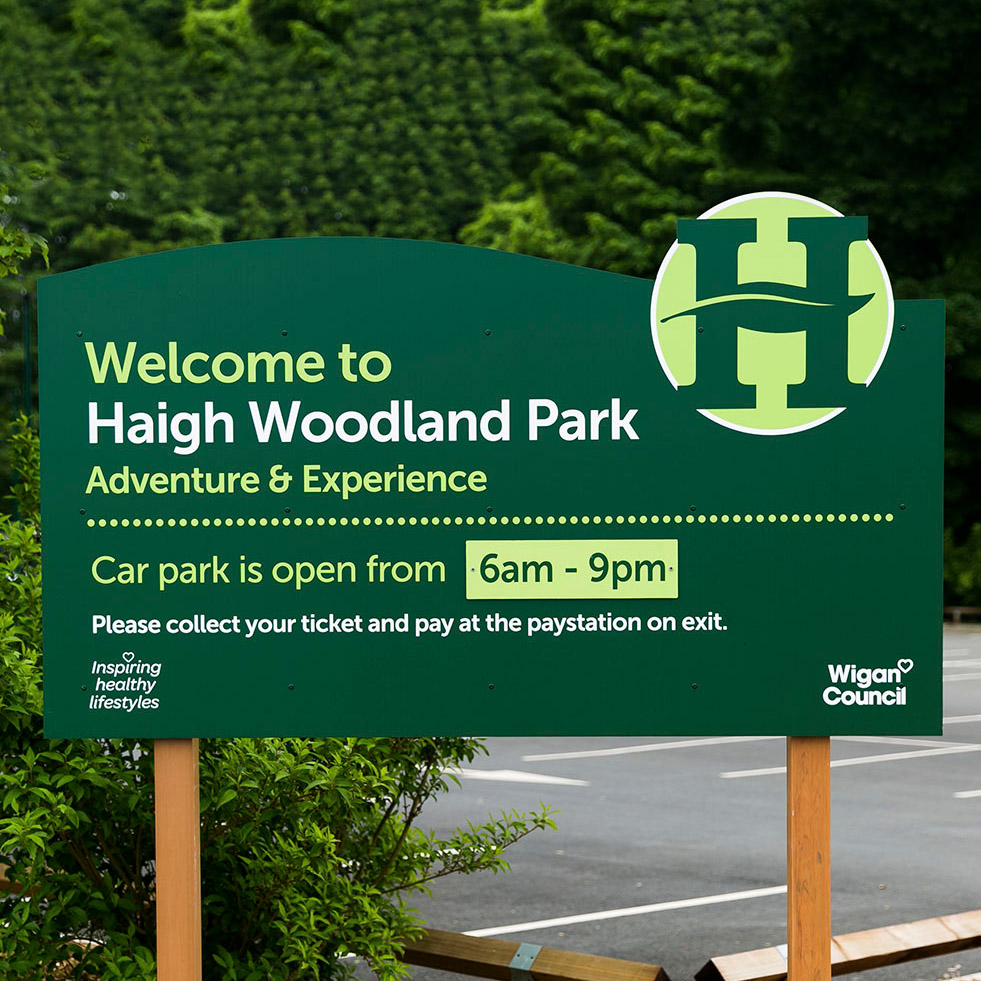 Haigh Woodland Park Signage