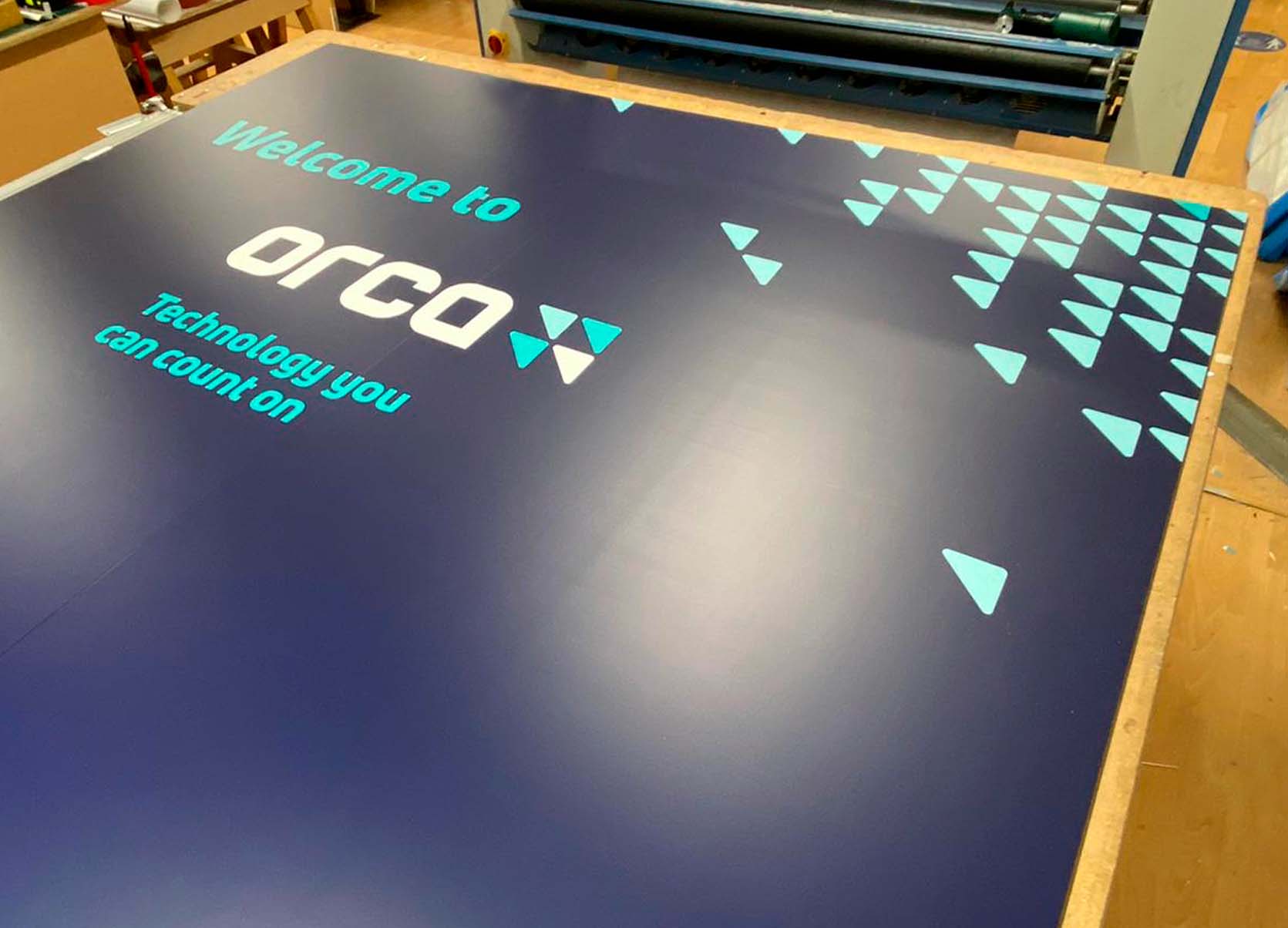 Orca graphics signage